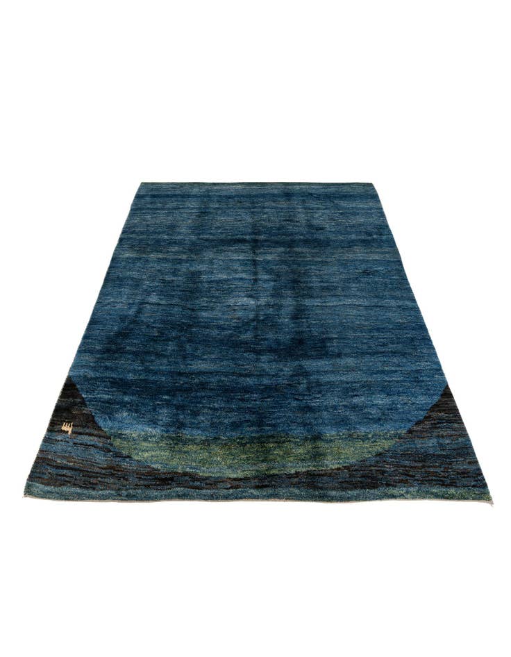 Detail image of  8' 7 x 10' 9  Hand Knotted Shiraz-Gabbeh Persian Wool Rug