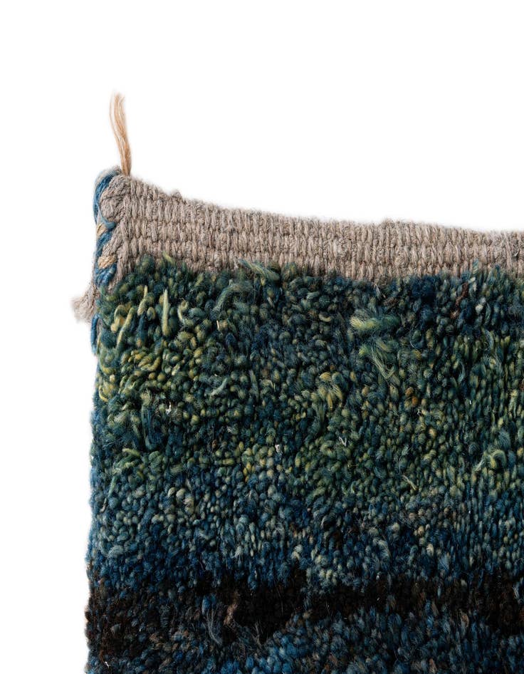 Detail image of  8' 7 x 10' 9  Hand Knotted Shiraz-Gabbeh Persian Wool Rug