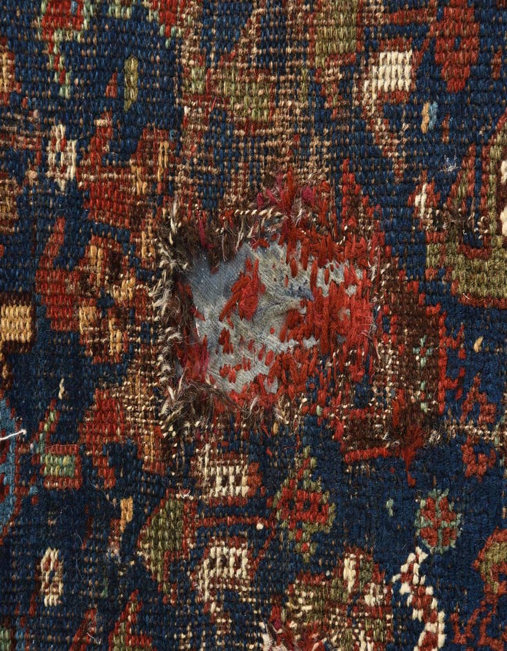 Detail image of  4' 1 x 5' 10  Hand Knotted Shirvan Persian Wool Rug