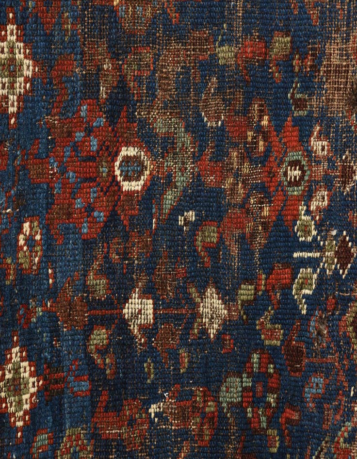 Detail image of  4' 1 x 5' 10  Hand Knotted Shirvan Persian Wool Rug