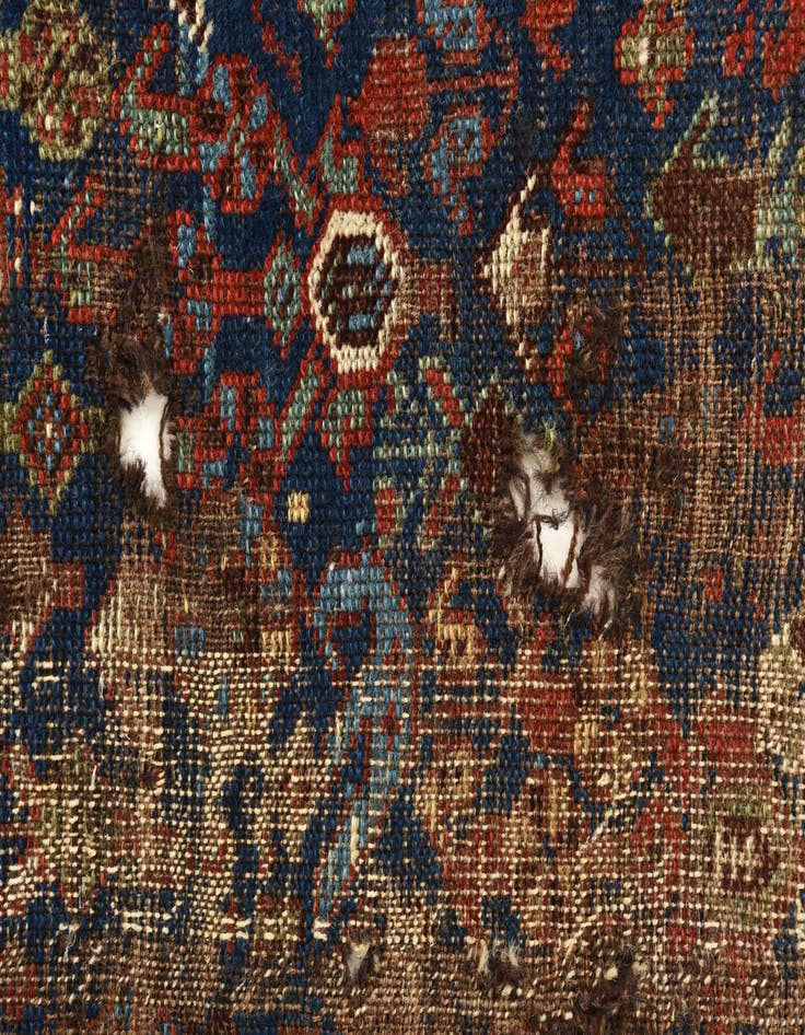 Detail image of  4' 1 x 5' 10  Hand Knotted Shirvan Persian Wool Rug