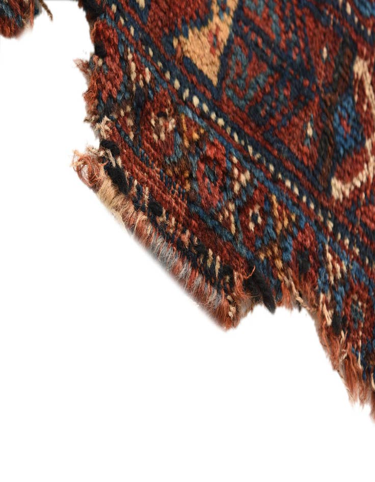 Detail image of 4' 3 x 5' Hand Knotted Shirvan Persian Wool Rug