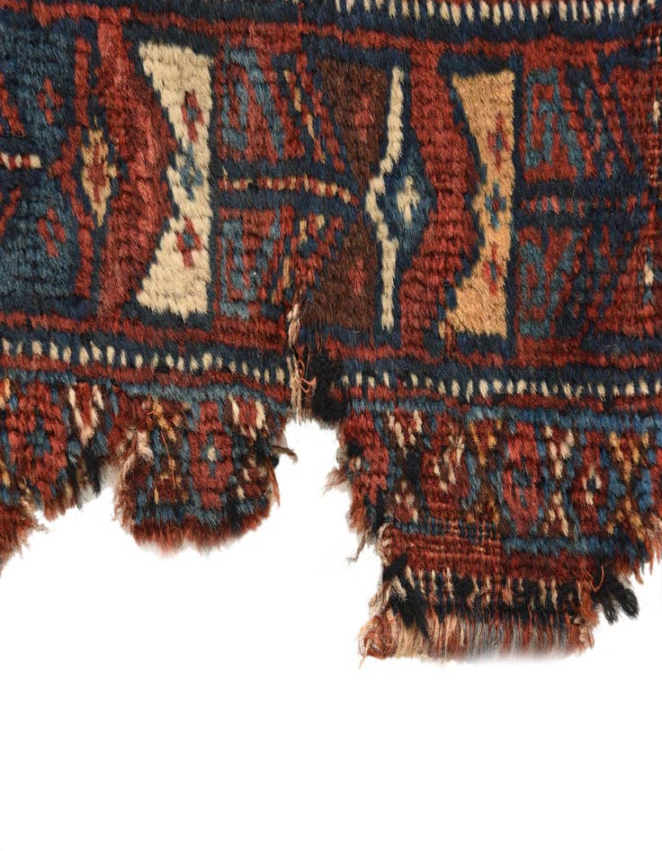 Detail image of 4' 3 x 5' Hand Knotted Shirvan Persian Wool Rug