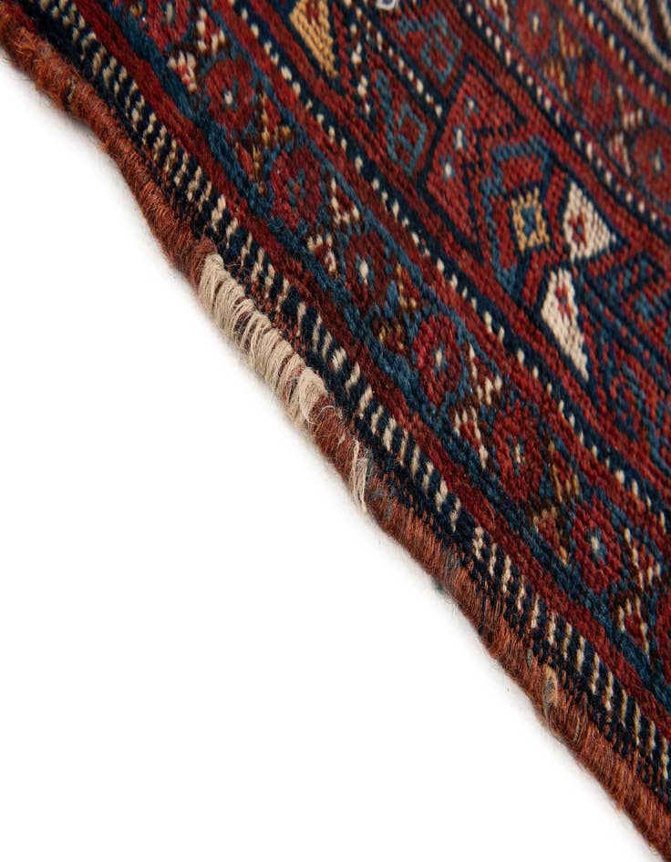 Detail image of  4' 3 x 5'  Hand Knotted Shirvan Persian Wool Rug