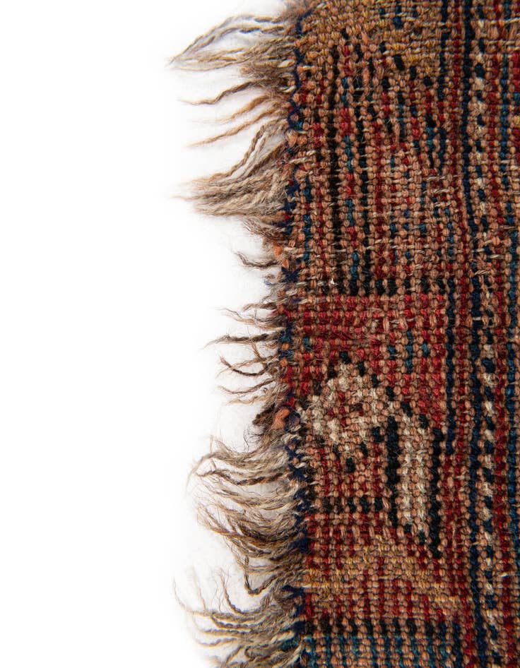 Detail image of  4' 3 x 5'  Hand Knotted Shirvan Persian Wool Rug