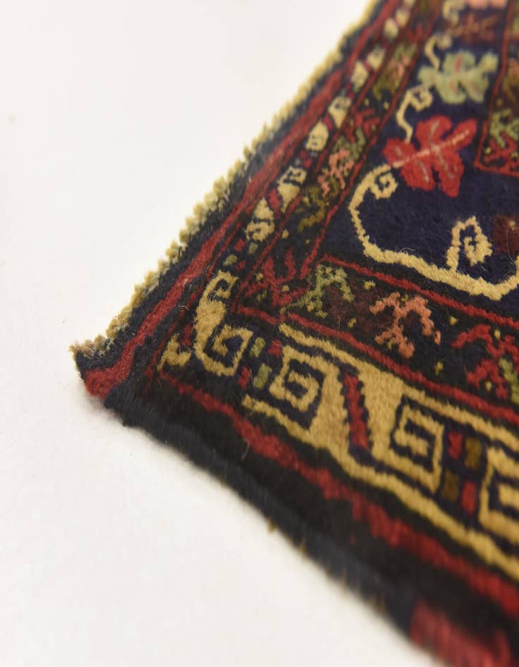 Detail image of  2' 9 x 4' 5  Hand Knotted Sumak Wool Rug