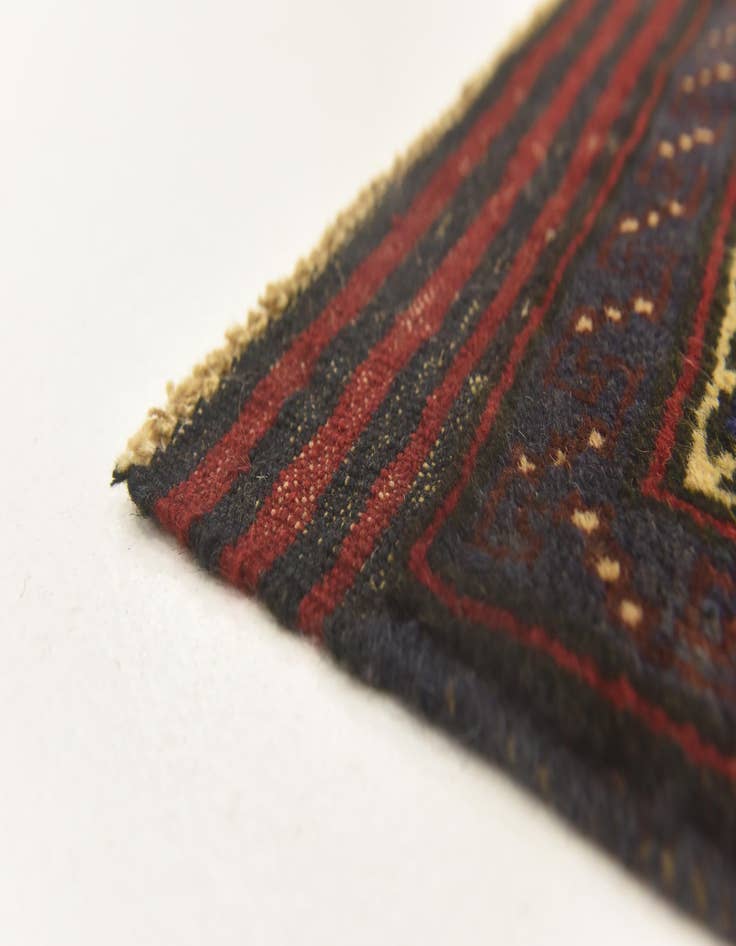 Detail image of  2' 10 x 4' 6  Hand Knotted Sumak Wool Rug