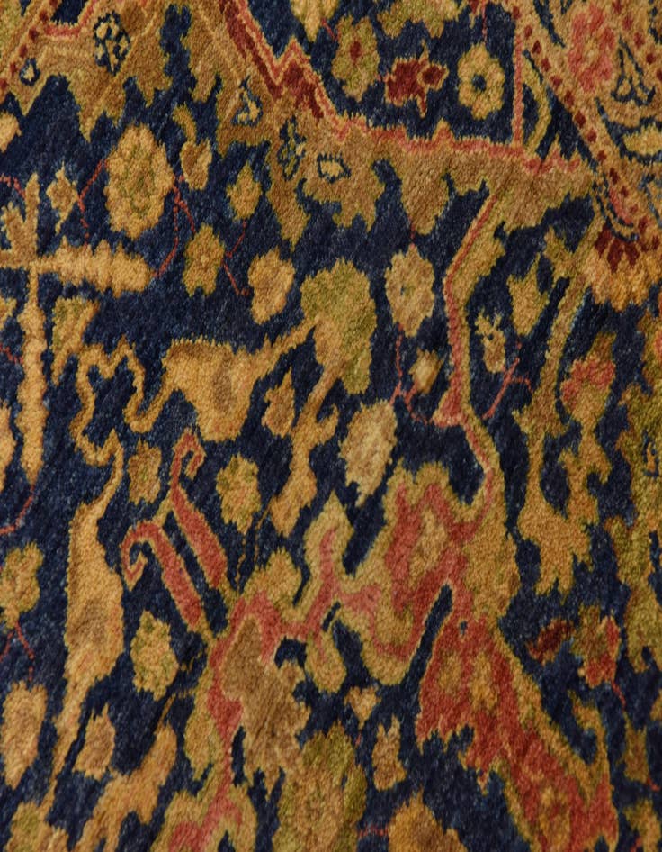Detail image of  12' 4 x 21' 11  Hand Knotted Tabriz Hadji Jalili Oriental Rug