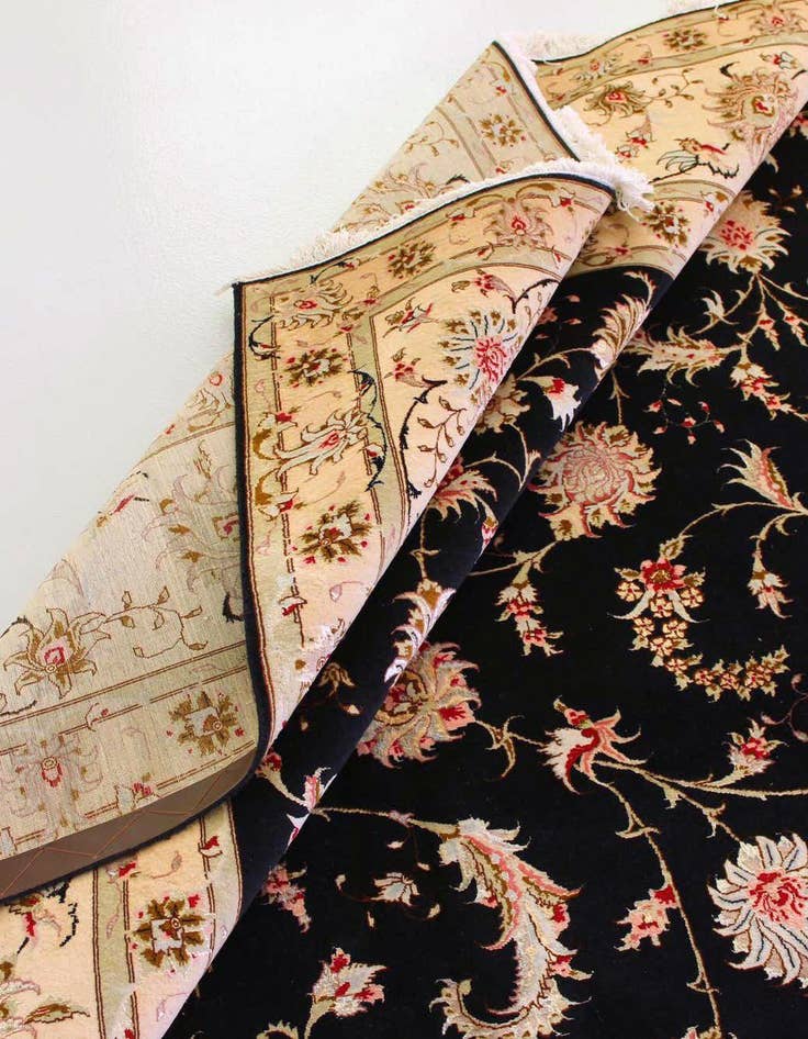 Detail image of  11' 5 x 14' 2  Hand Knotted Tabriz Persian Rug