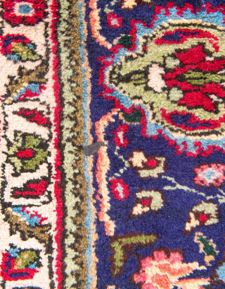 Detail image of  9' x 11' 8  Hand Knotted Tabriz Persian Wool Rug