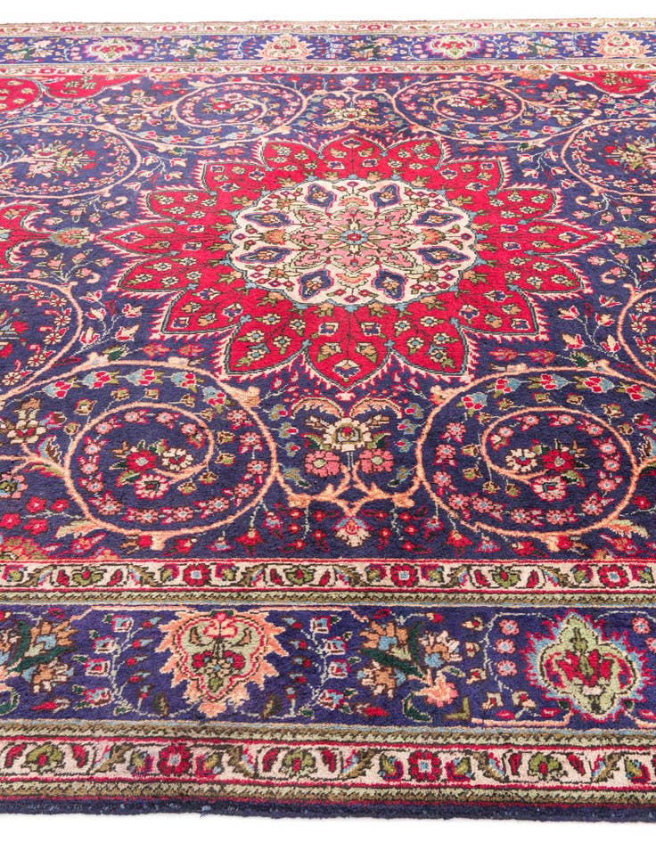 Detail image of  9' x 11' 8  Hand Knotted Tabriz Persian Wool Rug