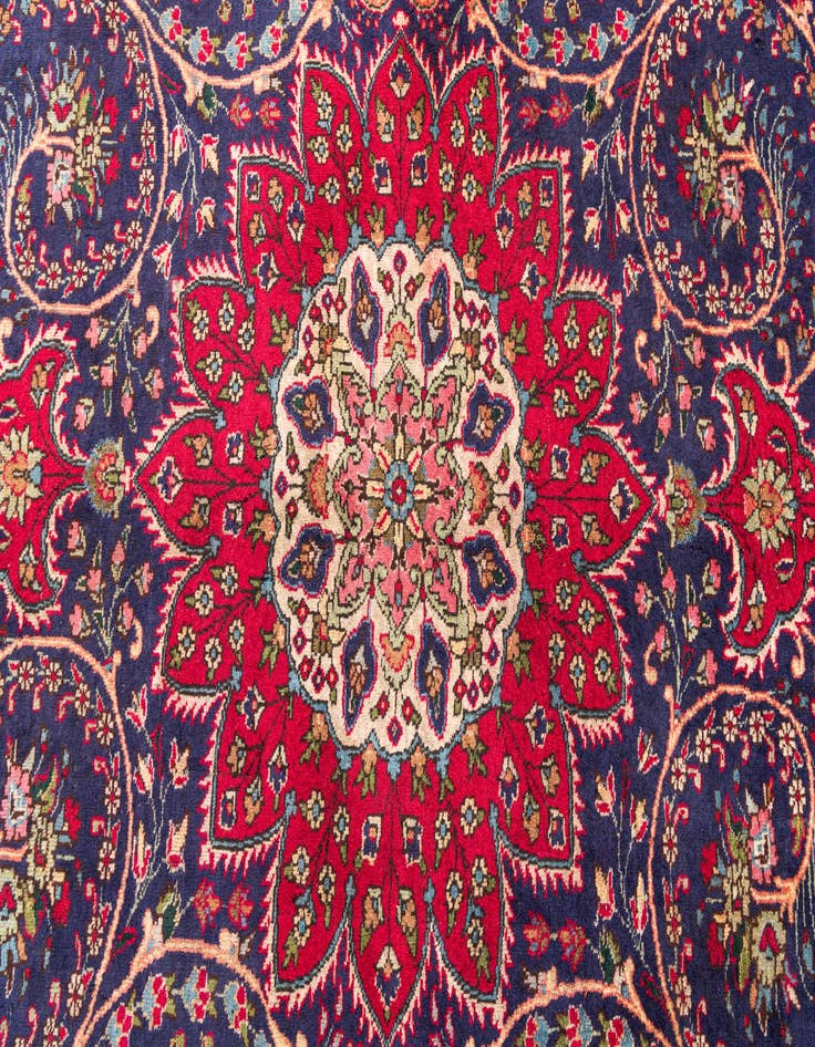 Detail image of  9' x 11' 8  Hand Knotted Tabriz Persian Wool Rug