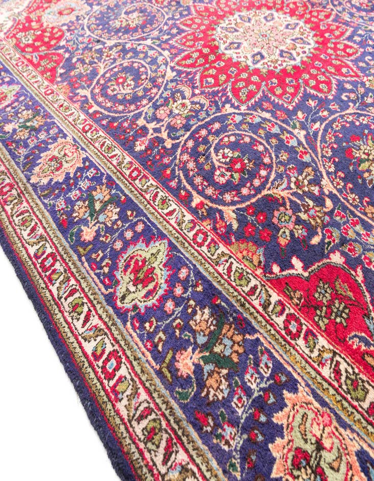 Detail image of  9' x 11' 8  Hand Knotted Tabriz Persian Wool Rug