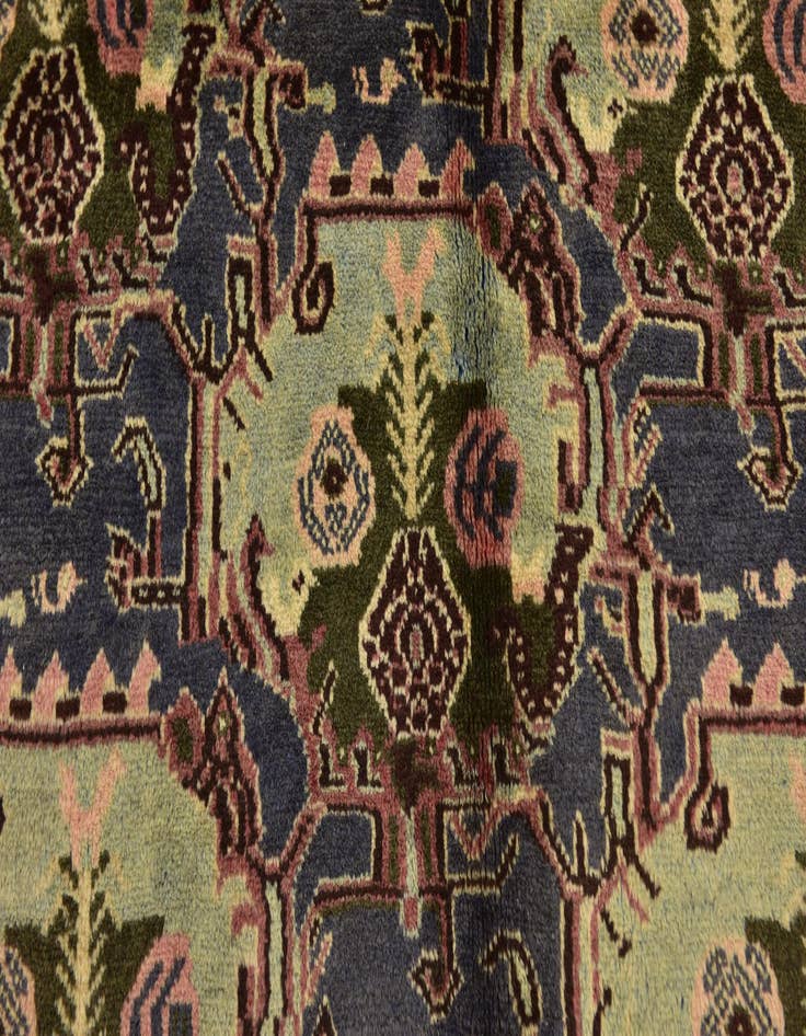 Detail image of  6' 5 x 9' 6  Hand Knotted Tabriz Persian Wool Rug