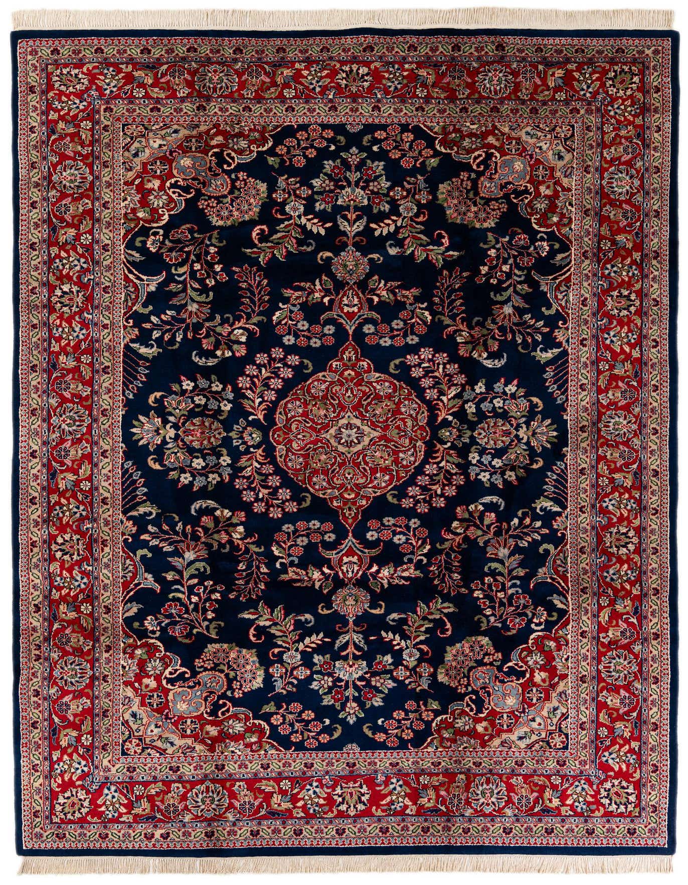 Primary image  7' 5 x 10' 5  Hand Knotted Tabriz Oriental Wool Rug