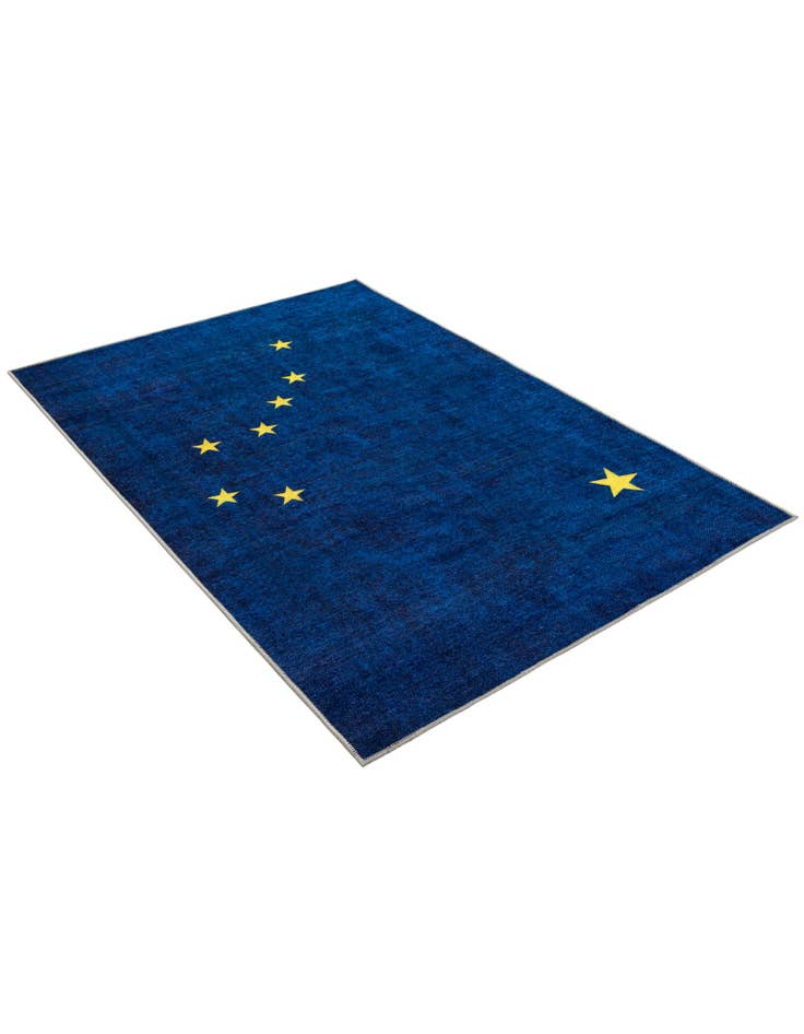 Detail image of  4' x 6' Alaska The Flag Collection Rug