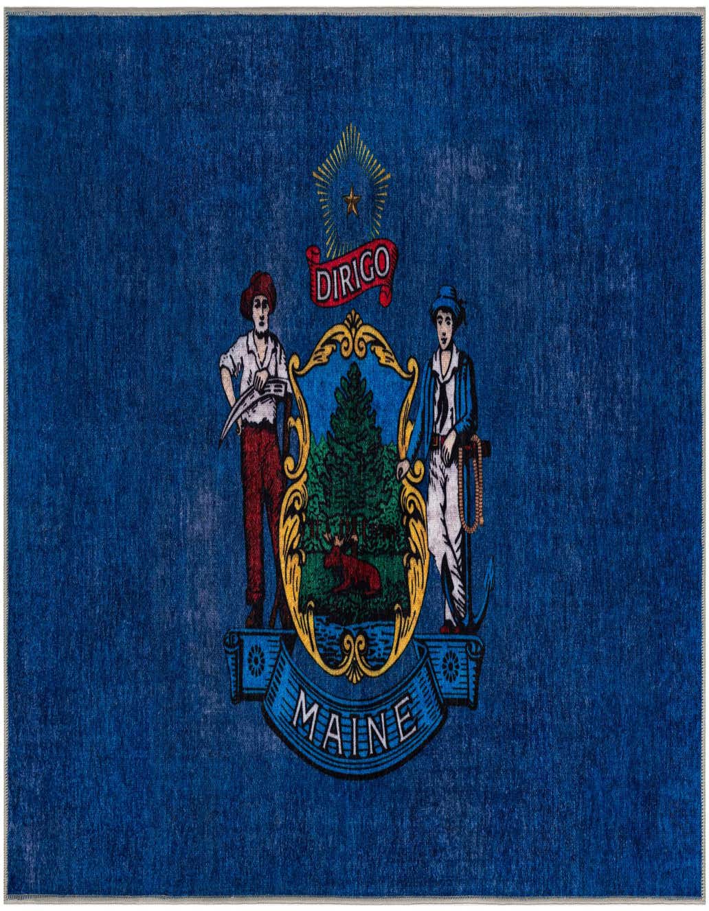 Primary image  5' x 8' Maine The Flag Collection Rug