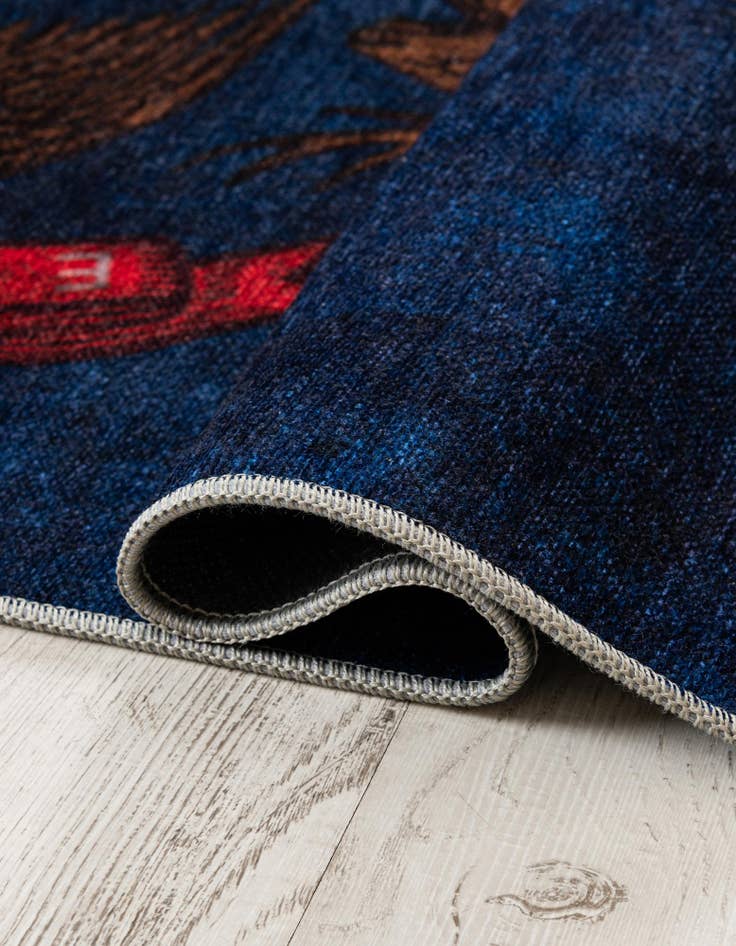 Detail image of  5' x 7' Michigan The Flag Collection Rug