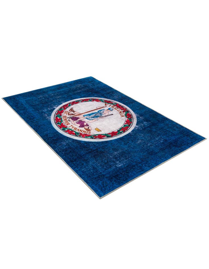 Detail image of  4' x 6' Virginia The Flag Collection Rug