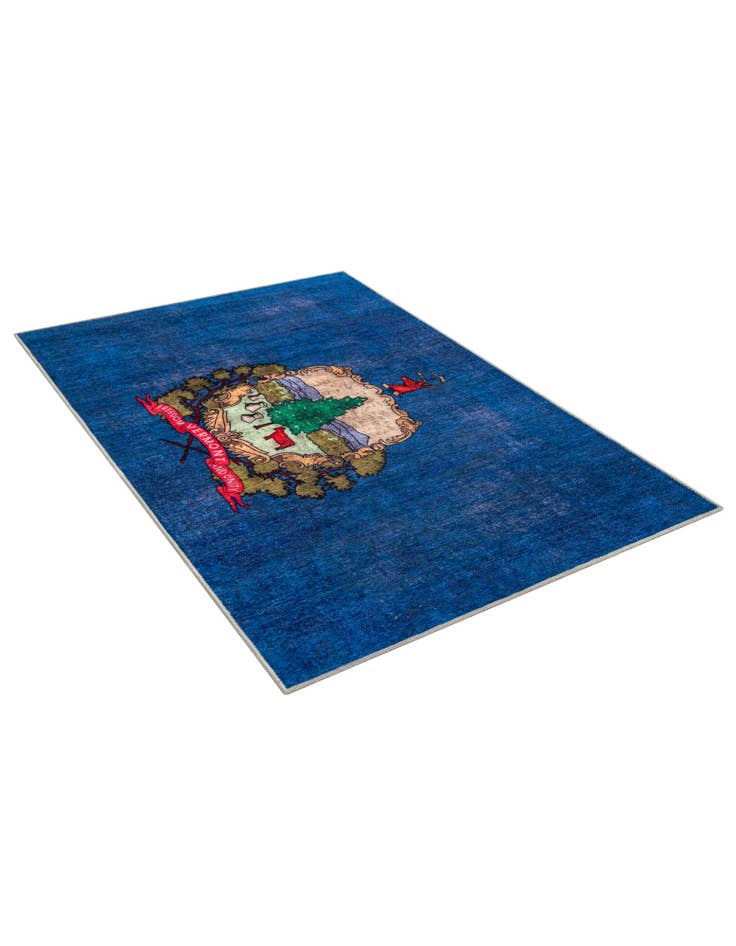 Detail image of  4' x 6' Vermont The Flag Collection Rug