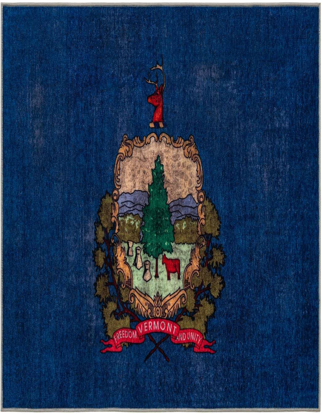 Primary image  8' x 11' Vermont The Flag Collection Rug