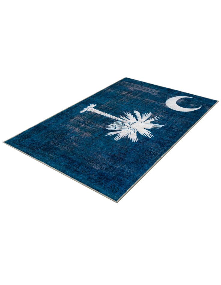 Detail image of  4' x 6' South Carolina The Flag Collection Rug