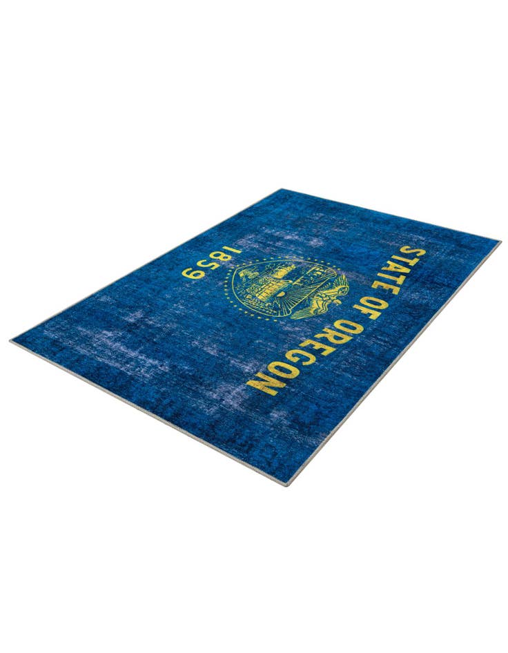 Detail image of  4' x 6' Oregon The Flag Collection Rug