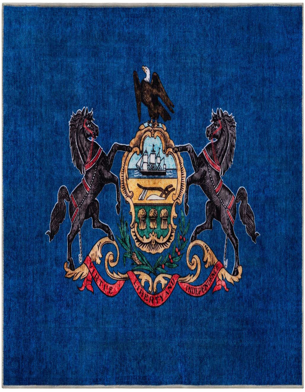 Primary image  3' 3 x 5' 3 Pennsylvania The Flag Collection Rug