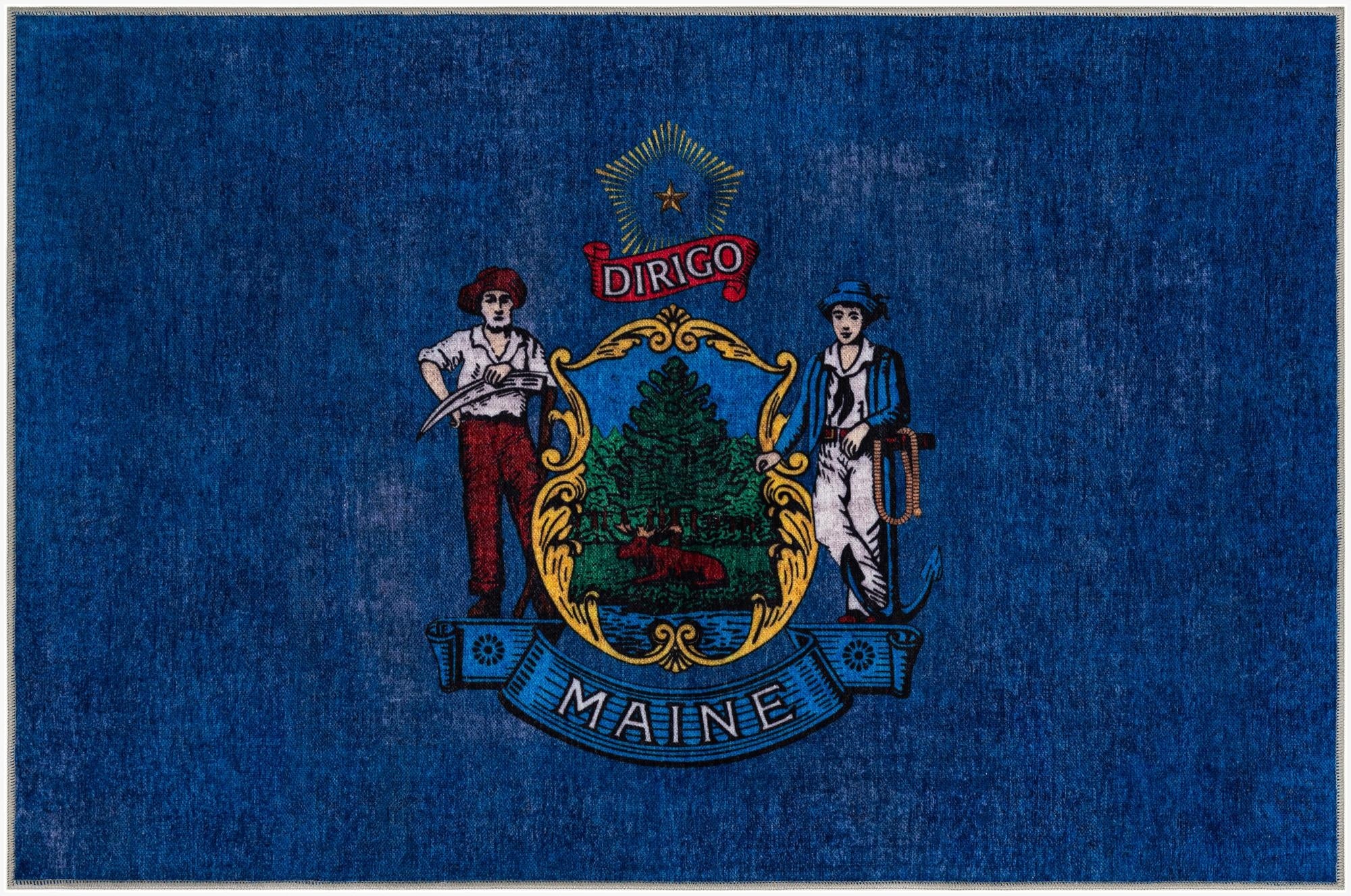  8' x 11' Maine The Flag Collection Rug
