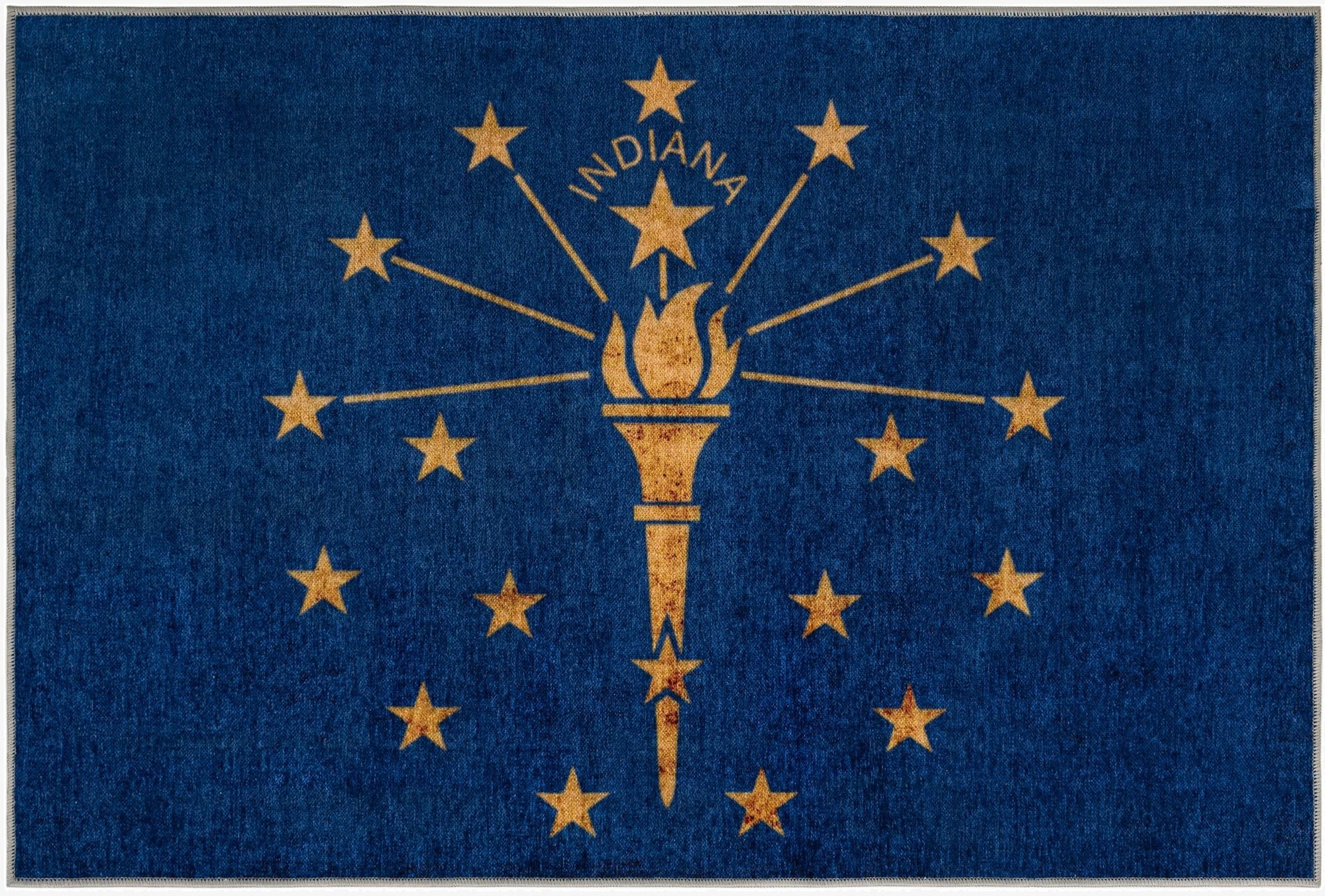  8' x 10' Indiana The Flag Collection Rug