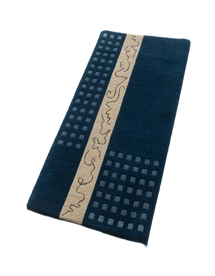 Detail image of  2' 6 x 4' 7  Hand Knotted Tibet Wool Rug