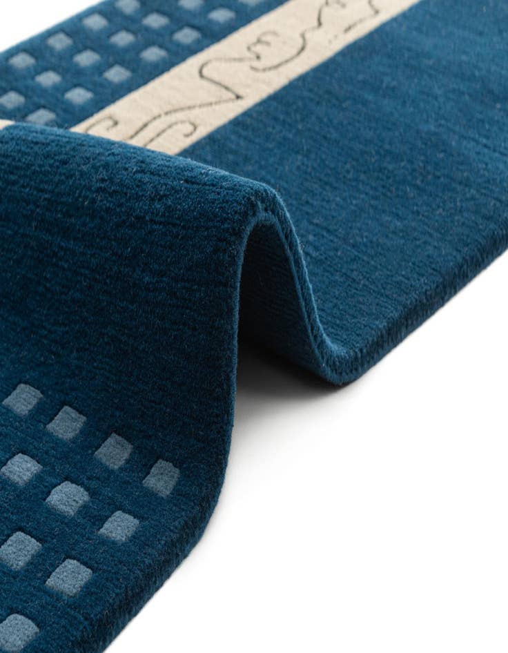 Detail image of  2' 6 x 4' 7  Hand Knotted Tibet Wool Rug