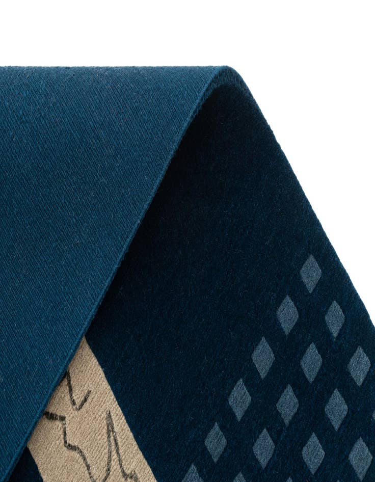 Detail image of  2' 6 x 4' 7  Hand Knotted Tibet Wool Rug