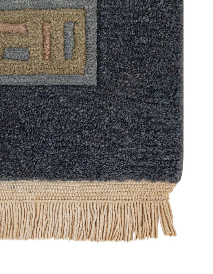 Detail image of  8' 7 x 11' 10  Hand Knotted Tibet Wool Rug