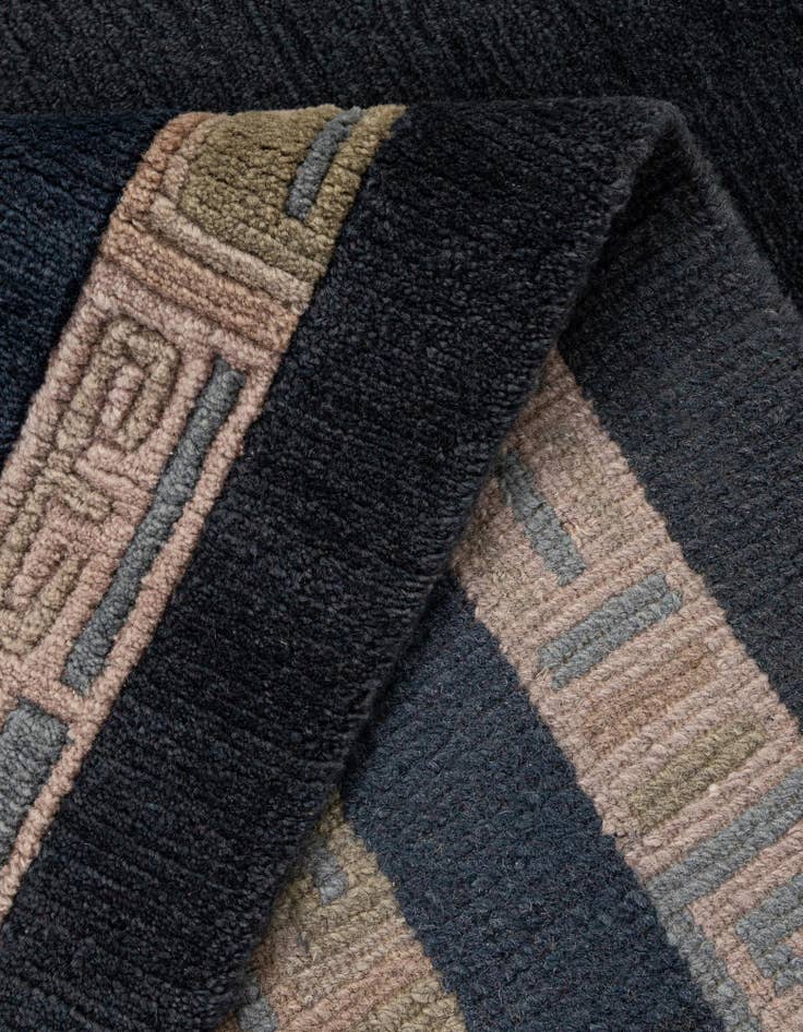 Detail image of  8' 7 x 11' 10  Hand Knotted Tibet Wool Rug