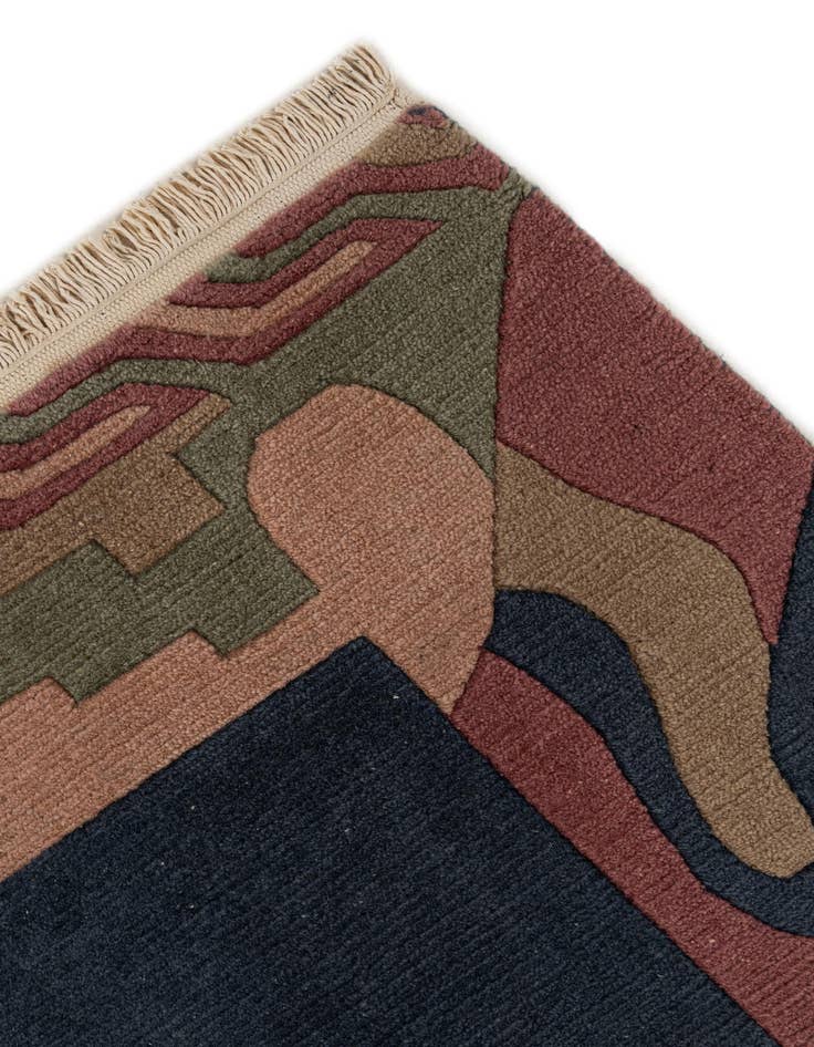 Detail image of  8' 2 x 11' 4  Hand Knotted Tibet Wool Rug