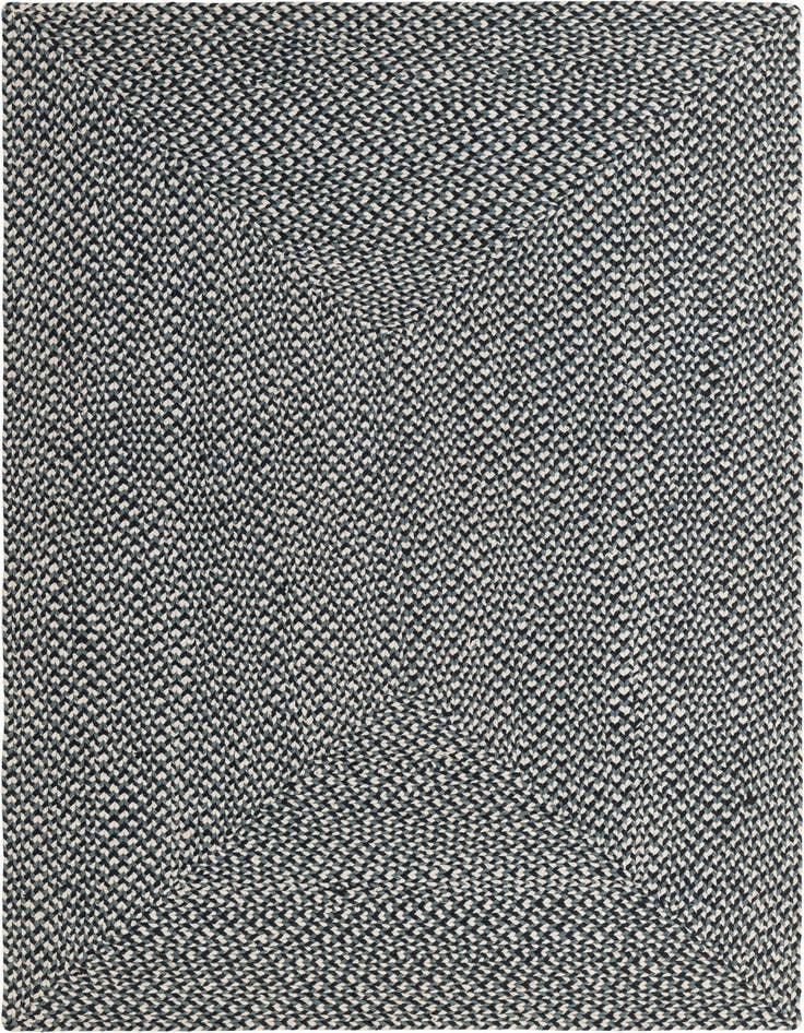 Detail image of  4' 1 x 6' 1  Hand Tweed Braided Jute Rug