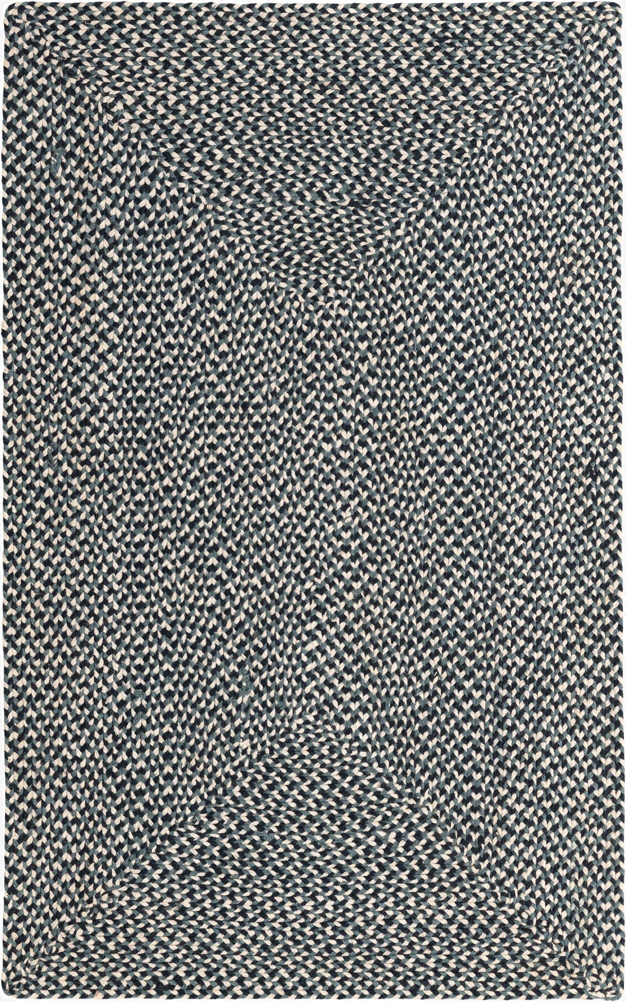  3' 1 x 5' 1  Hand Tweed Braided Jute Rug