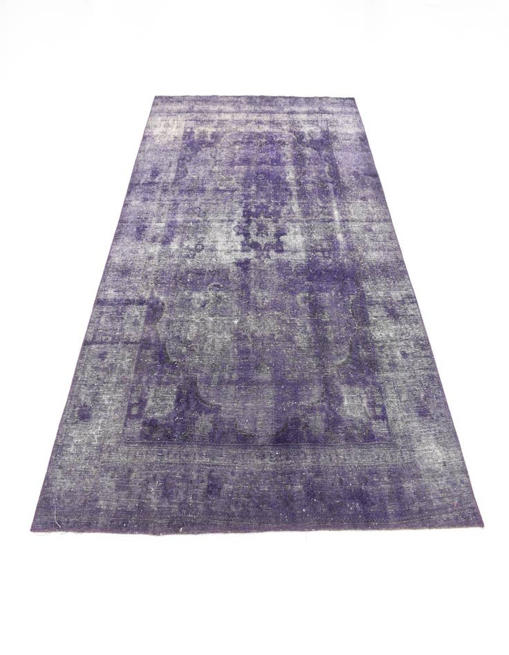 Detail image of  6' 8 x 9'  Hand Knotted Ultra Vintage Persian Wool Rug