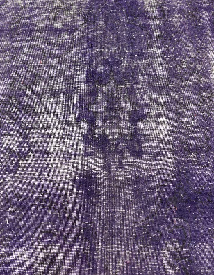 Detail image of  6' 8 x 9'  Hand Knotted Ultra Vintage Persian Wool Rug