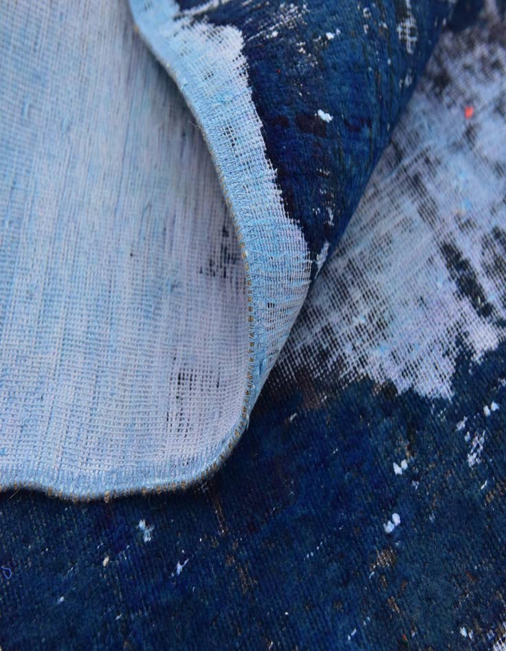 Detail image of  8' x 11' 5  Hand Knotted Ultra Vintage Persian Wool Rug