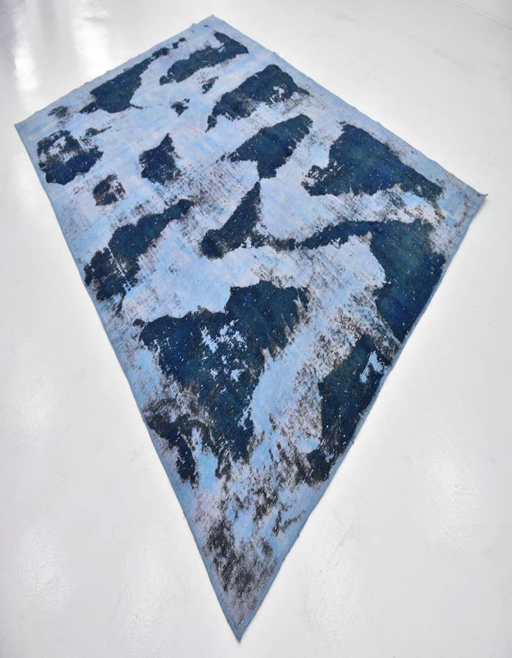 Detail image of  8' x 11' 5  Hand Knotted Ultra Vintage Persian Wool Rug