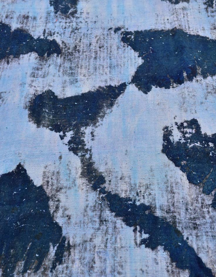 Detail image of  8' x 11' 5  Hand Knotted Ultra Vintage Persian Wool Rug