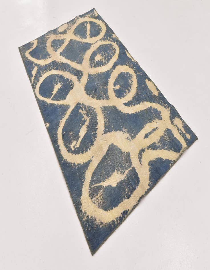 Detail image of  3' 10 x 6' 4  Hand Knotted Ultra Vintage Persian Wool Rug