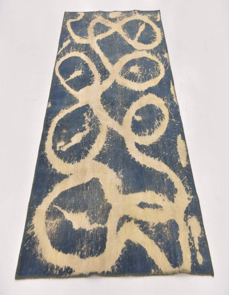 Detail image of  3' 10 x 6' 4  Hand Knotted Ultra Vintage Persian Wool Rug