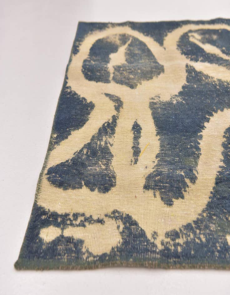 Detail image of  3' 10 x 6' 4  Hand Knotted Ultra Vintage Persian Wool Rug