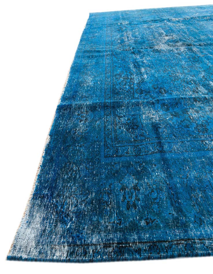 Detail image of  9' 10 x 13'  Hand Knotted Ultra Vintage Persian Wool Rug