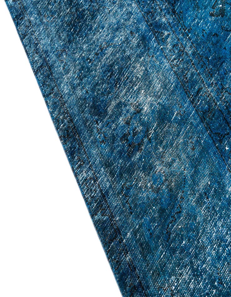 Detail image of  9' 10 x 13'  Hand Knotted Ultra Vintage Persian Wool Rug