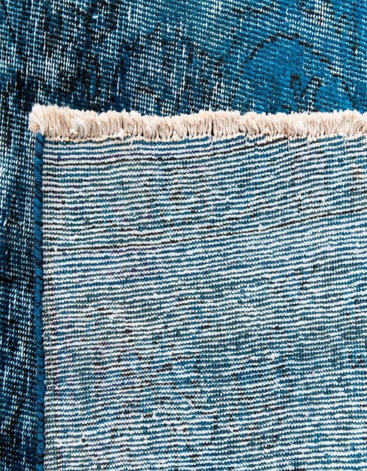 Detail image of  9' 10 x 13'  Hand Knotted Ultra Vintage Persian Wool Rug