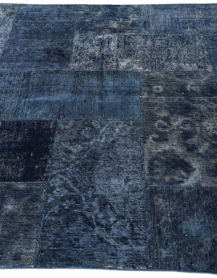 Detail image of 5' 8 x 8' Hand Knotted Ultra Vintage Persian Wool Rug